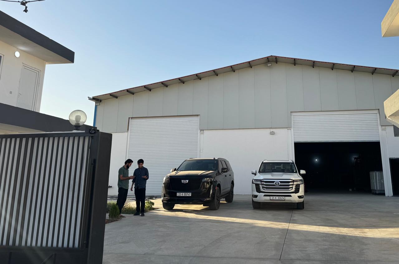 Plastic film extrusion line